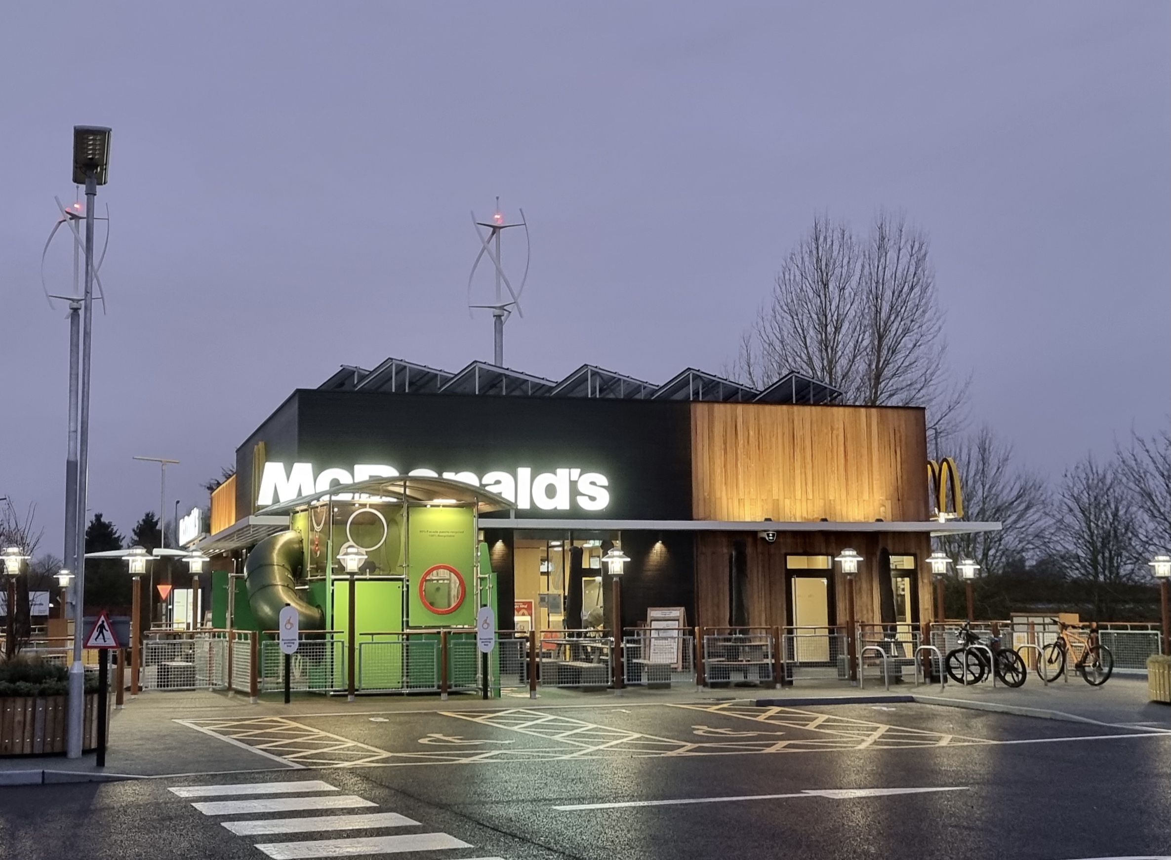 McDonald’s first 'net zero' carbon restaurant in Market Drayton, Shropshire